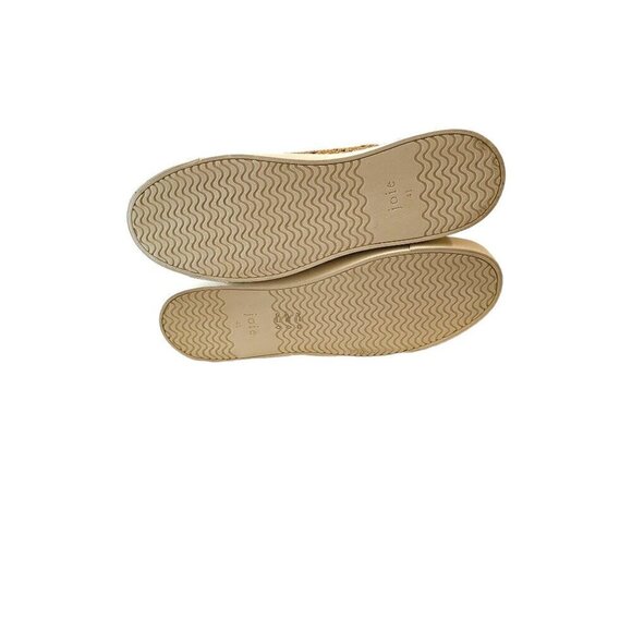 Joie Handan women's Tan Platform sneakers woven Leather size EU41 US10 - Picture 2 of 9